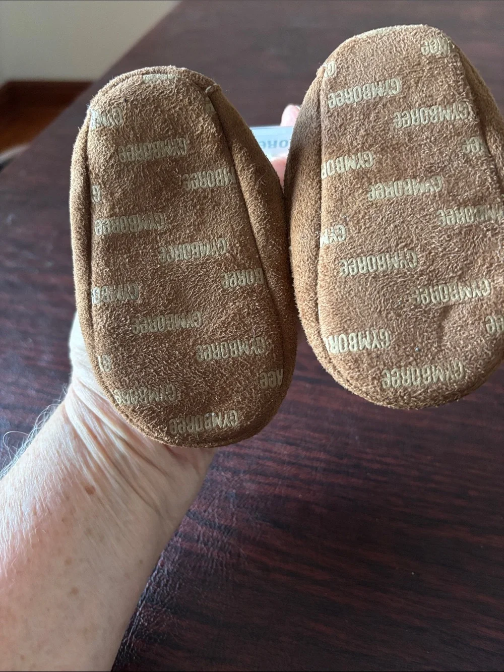 Gymboree Toddler Tan Brown Suede Moccasin Shoes